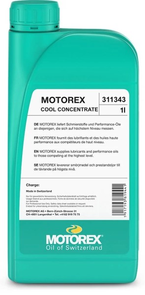 Motorex Cool Concentrate – Kühlmittelkonzentrat – 12 x 1 L Flasche