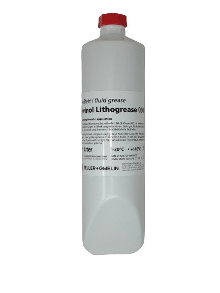 Divinol Lithogrease 000 – Getriebefliessfett zur Rollenschmierung – NLGI 000 – 1 L Tube