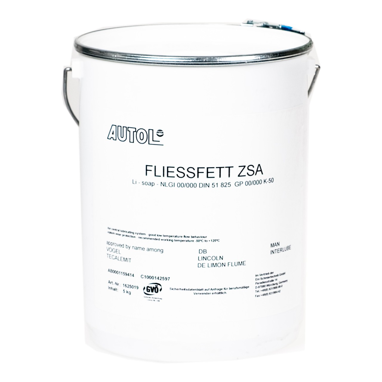 AUTOL Fliessfett ZSA im 5kg/Kessel