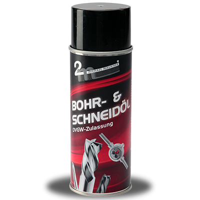 Bohr- und Schneidöl DVGW, Wasser abwaschbares Metallbearbeitungsöl in 400ml Spraydose