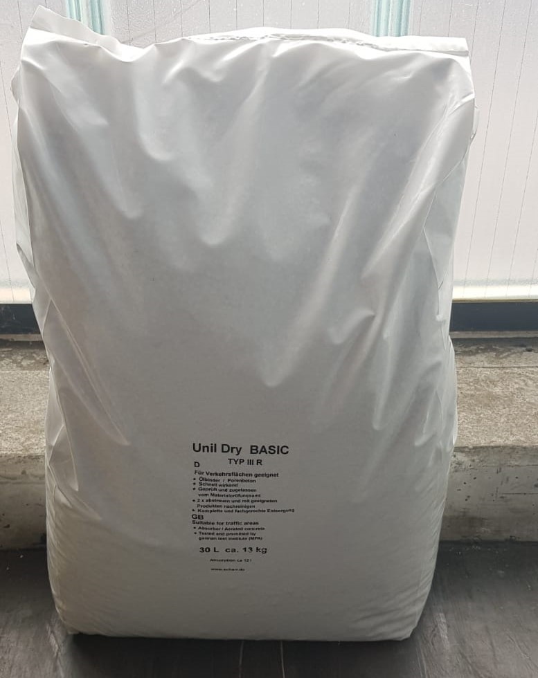 Öl- und Chemikalienbinder Unil Dry Basic Typ III R im 13kg Sack
