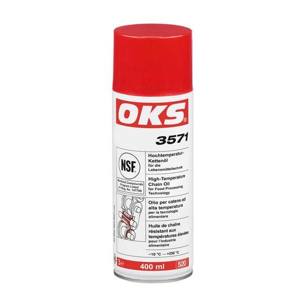 OKS 3571- Hochtemperatur-Kettenöl, für die Lebensmitteltechnik in 400ml/Spraydose
