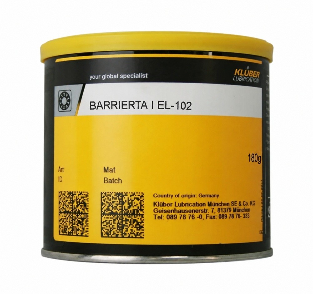 Klüber Barrierta I EL-102 – Hochtemperaturschmierfett – 180 g Dose