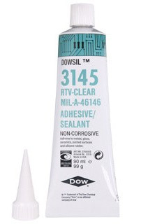 DOWSIL 3145 RTV - Silikon-Kleb- und Dichtstoff grau - 90 ml Tube