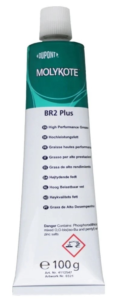 MOLYKOTE BR2 PLUS - Hochleistungsfett NLGI-2 in 100gr Tube