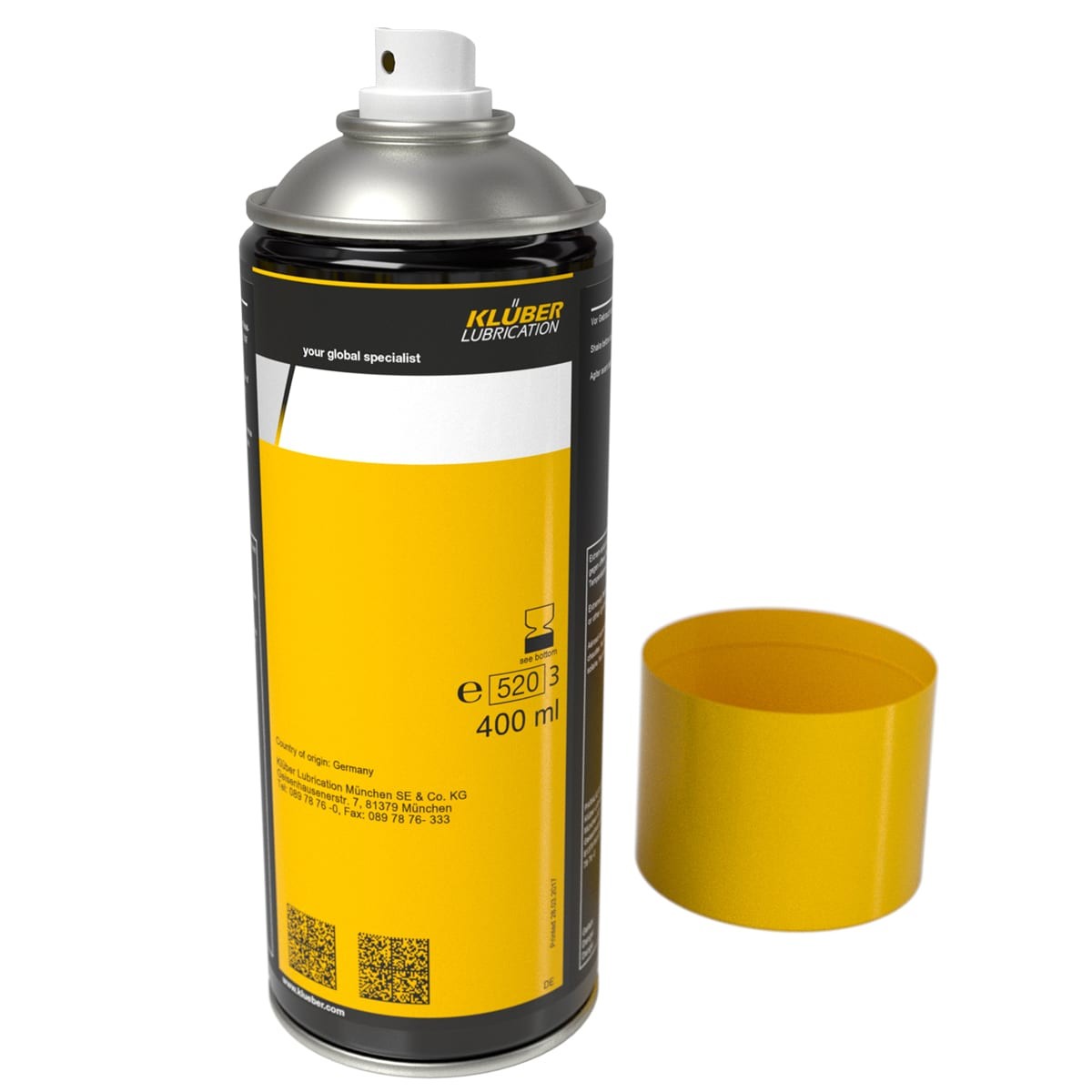 Klüber Hotemp 2000 Spray - Hochtemperatur-Schmieröl in 400ml/Dose