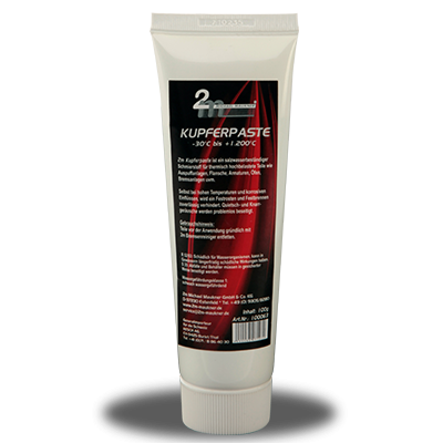 Kupferpaste - Schmiermittel bis +1.200°C in 100gr/Tube