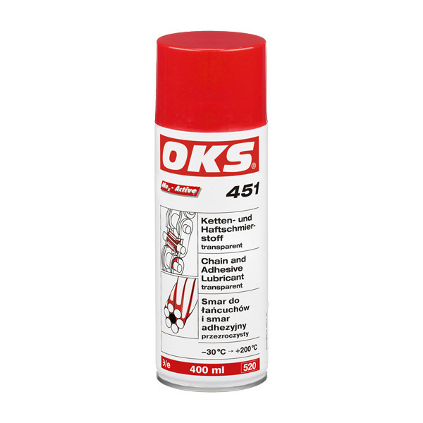 OKS 611 - Ketten- und Haftschmierstoff, transparent in 400ml/Spraydose