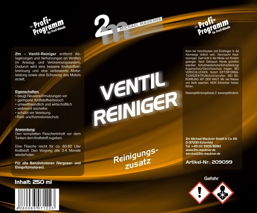 Ventil Reiniger - 12 x 250ml Flasche