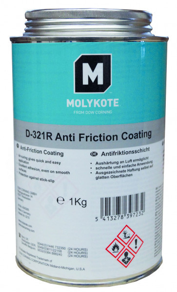 MOLYKOTE D-321R AFC • Lufthärtender Trockenschmierstoff • 1 kg Dose