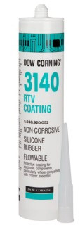 DOWSIL 3140 RTV– Silikon-Klebstoff für Leiterplatten, transluzent in 310 ml Kartusche