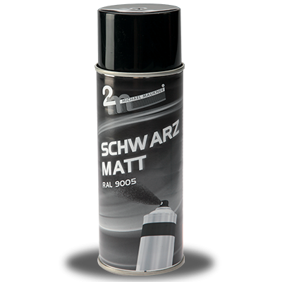 Farbspray Schwarz Matt – schnelltrocknender Universal-Spray 400ml