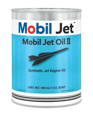 Mobil Jet Oil II - Gasturbinenschmierstoff für Flugzeuge in 24 x 946ml (0.25 USG)