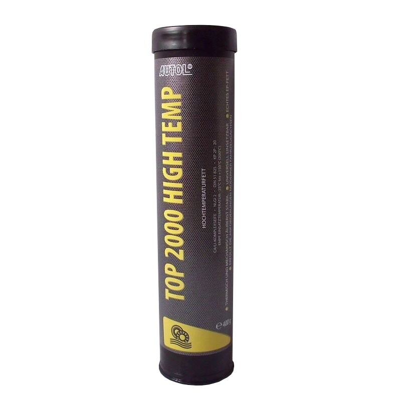 AUTOL Top 2000 HIGH Temp Universelles Hochtemperaturfett in 400gr Kartuschen