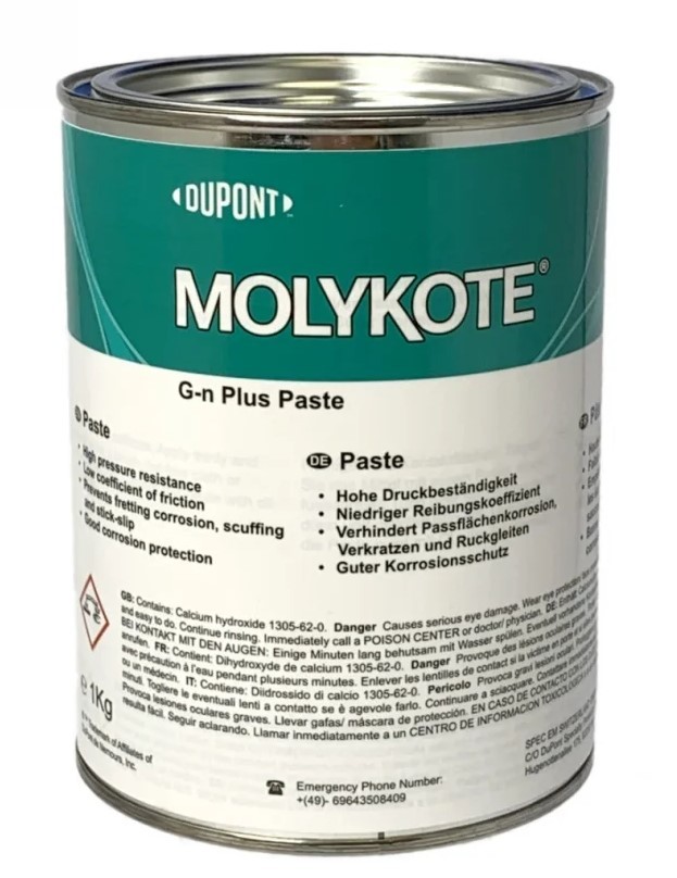 MOLYKOTE G-N Plus - MoS₂ Montagepaste – Festschmierstoff – 1 kg Dose