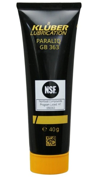 Klüber Paraliq GB 363 - Synthetisches Armaturenfett für Lebensmittel in 40gr/Tube