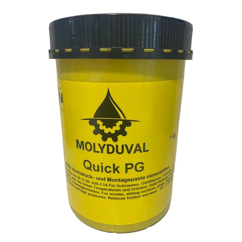 Molyduval Quick PG - MoS2 Hochdruck- und Montagepaste in 1KG/Dose