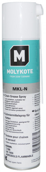 MOLYKOTE MKL-N - Kettenschmierstoff Spraydose 400ml