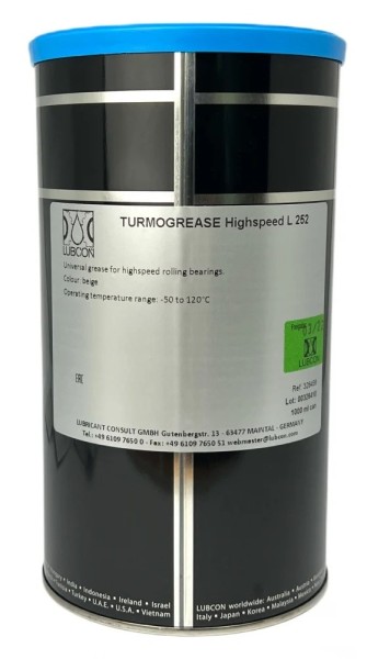Turmogrease Highspeed L 252 – Hochgeschwindigkeits-Spindellagerfett in 1kg/Dose