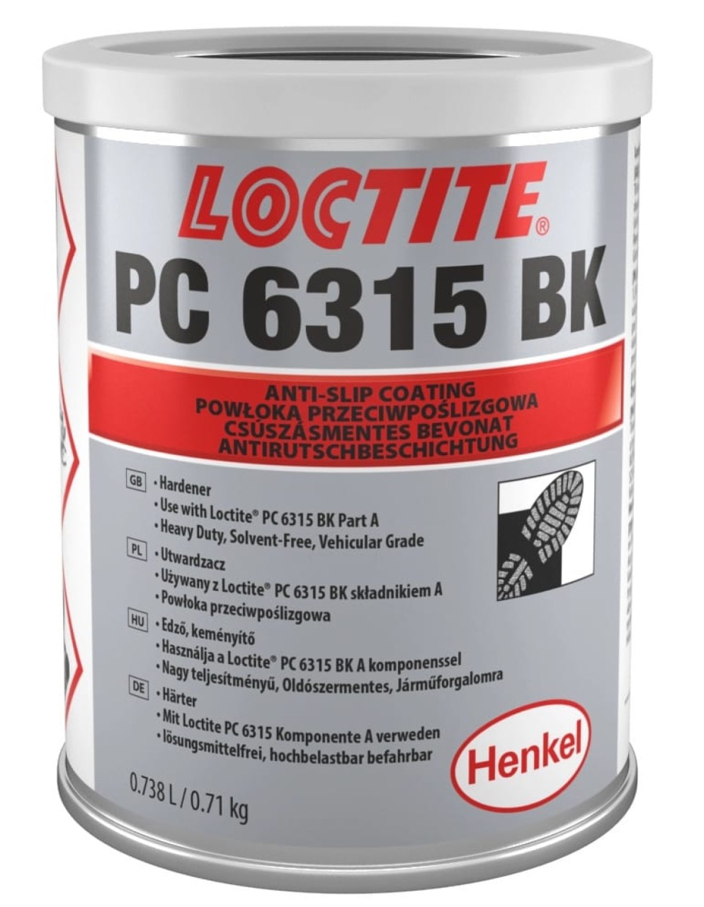 Loctite PC 6315 Antislip Antirutsch Bodenbeschichtung, 5,99 Kg,