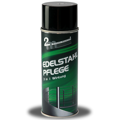 Edelstahlpflege reinigt, pflegt und schützt Edelstahloberflächen - 400ml Spraydose