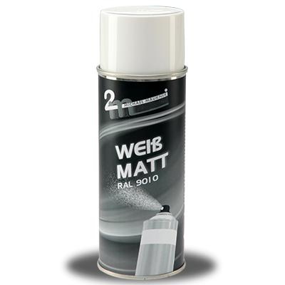 Farbspray ~ Weiss-Matt RAL 9010 ~ 400ml/Dose