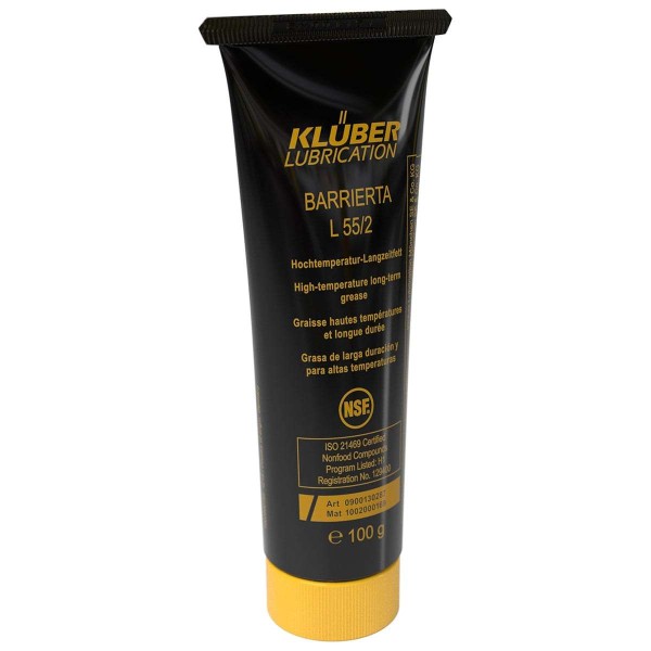 Klüber Barrierta L 55/2 Hochtemperatur-Langzeitschmierfett im 100gr/Tube